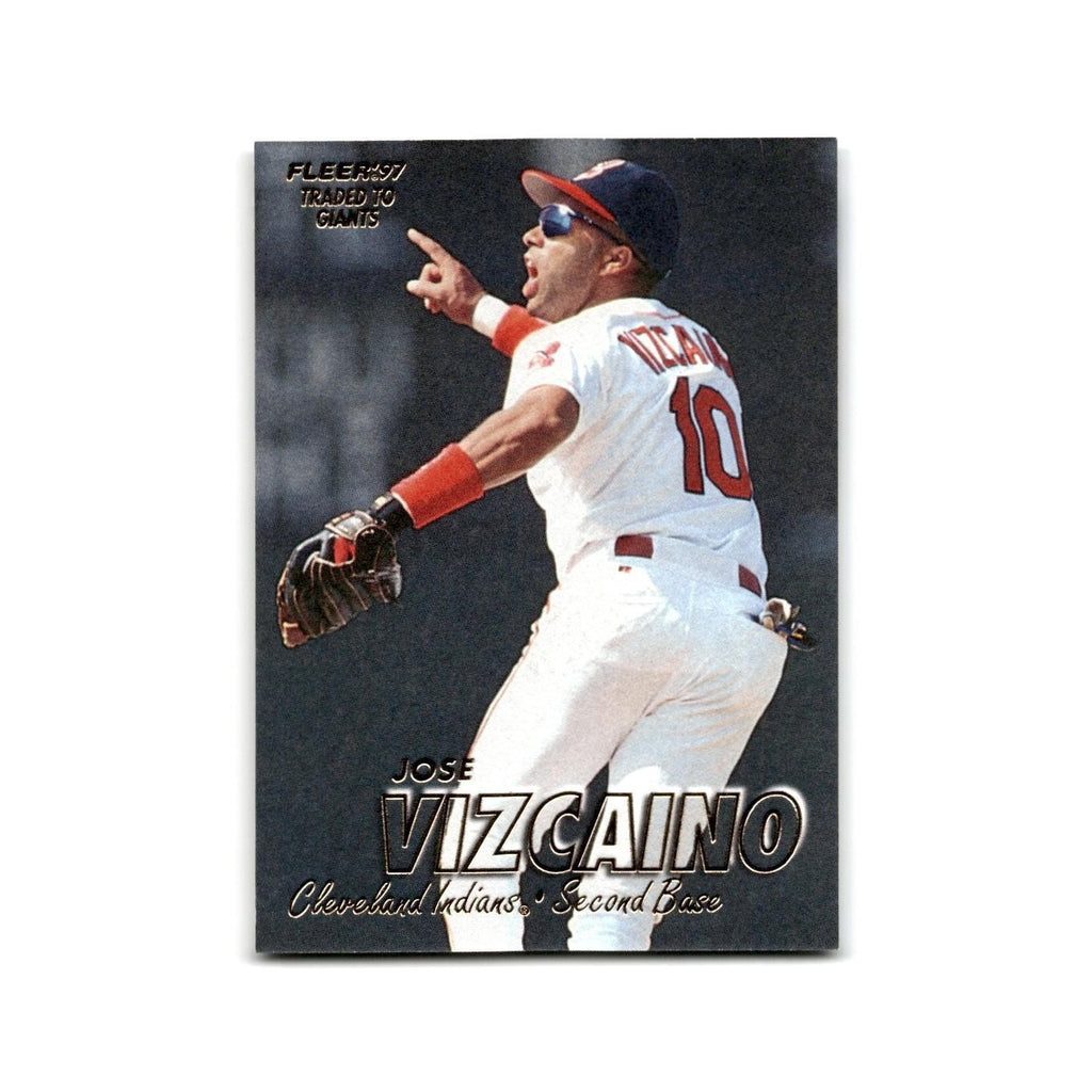 Jose Vizcaino 1997 Fleer #91 Cleveland Indians Baseball Card NM
