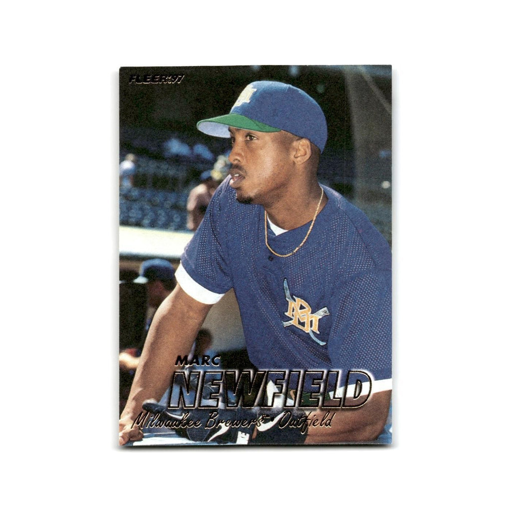Marc Newfield 1997 Fleer #136 Milwaukee Brewers Baseball Card NM