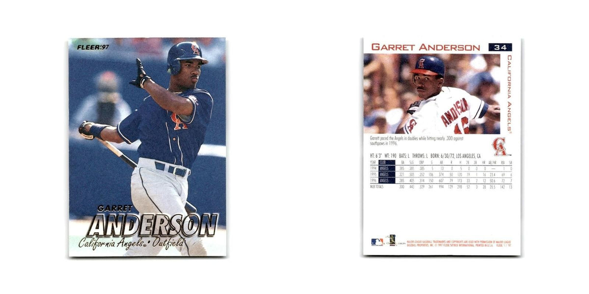 Garret Anderson 1997 Fleer #34 California Angels NM
