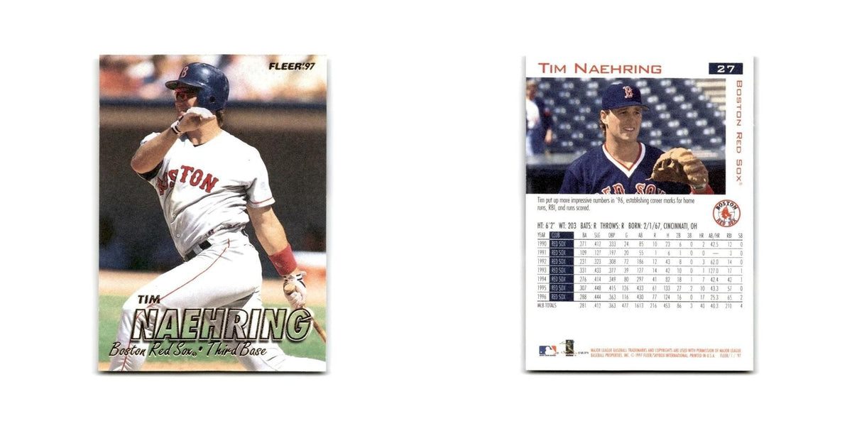 Tim Naehring 1997 Fleer #27 Boston Red Sox Baseball Card NM