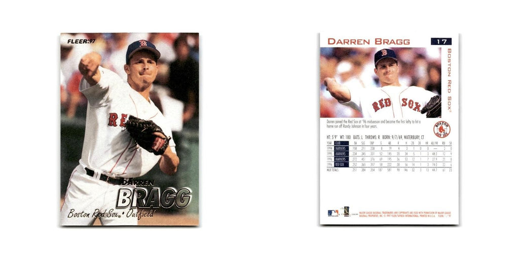 Darren Bragg 1997 Fleer #17 Boston Red Sox Baseball Card NM