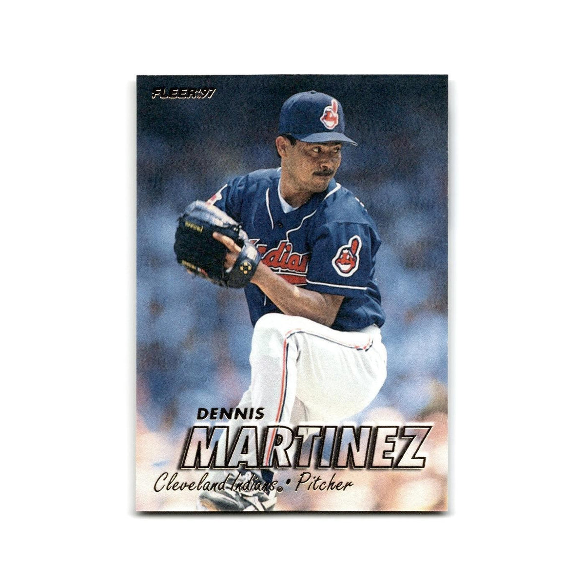 Dennis Martinez 1997 Fleer #81 Cleveland Indians Baseball Card NM