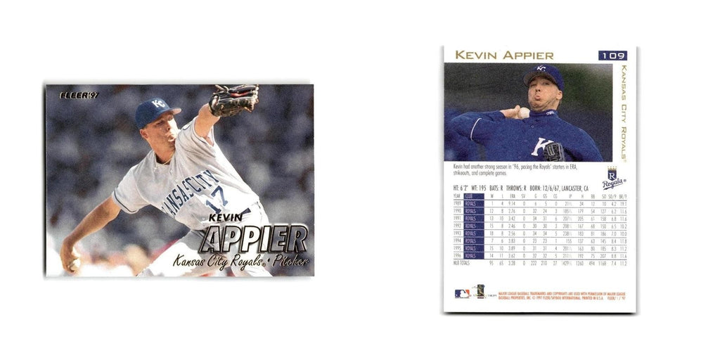 Kevin Appier 1997 Fleer #109 Kansas City Royals Baseball Card NM