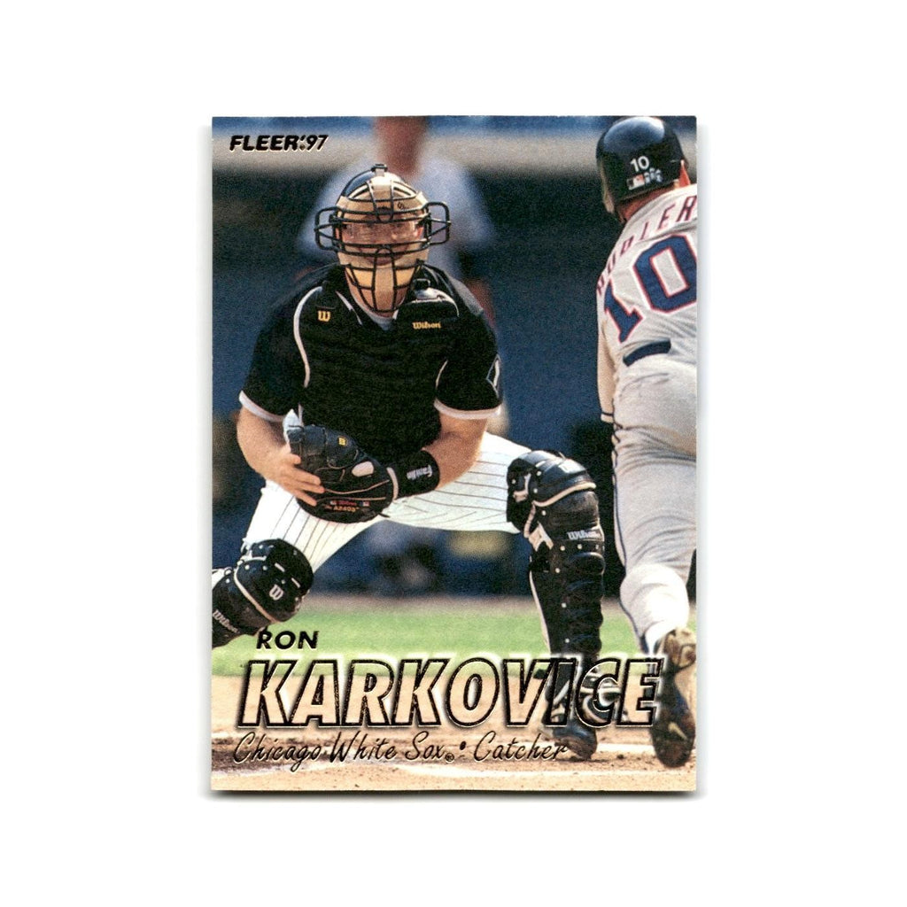 Ron Karkovice 1997 Fleer #63 Chicago White Sox Baseball Card NM