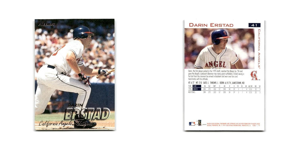 Darin Erstad 1997 Fleer #41 California Angels Baseball Card NM