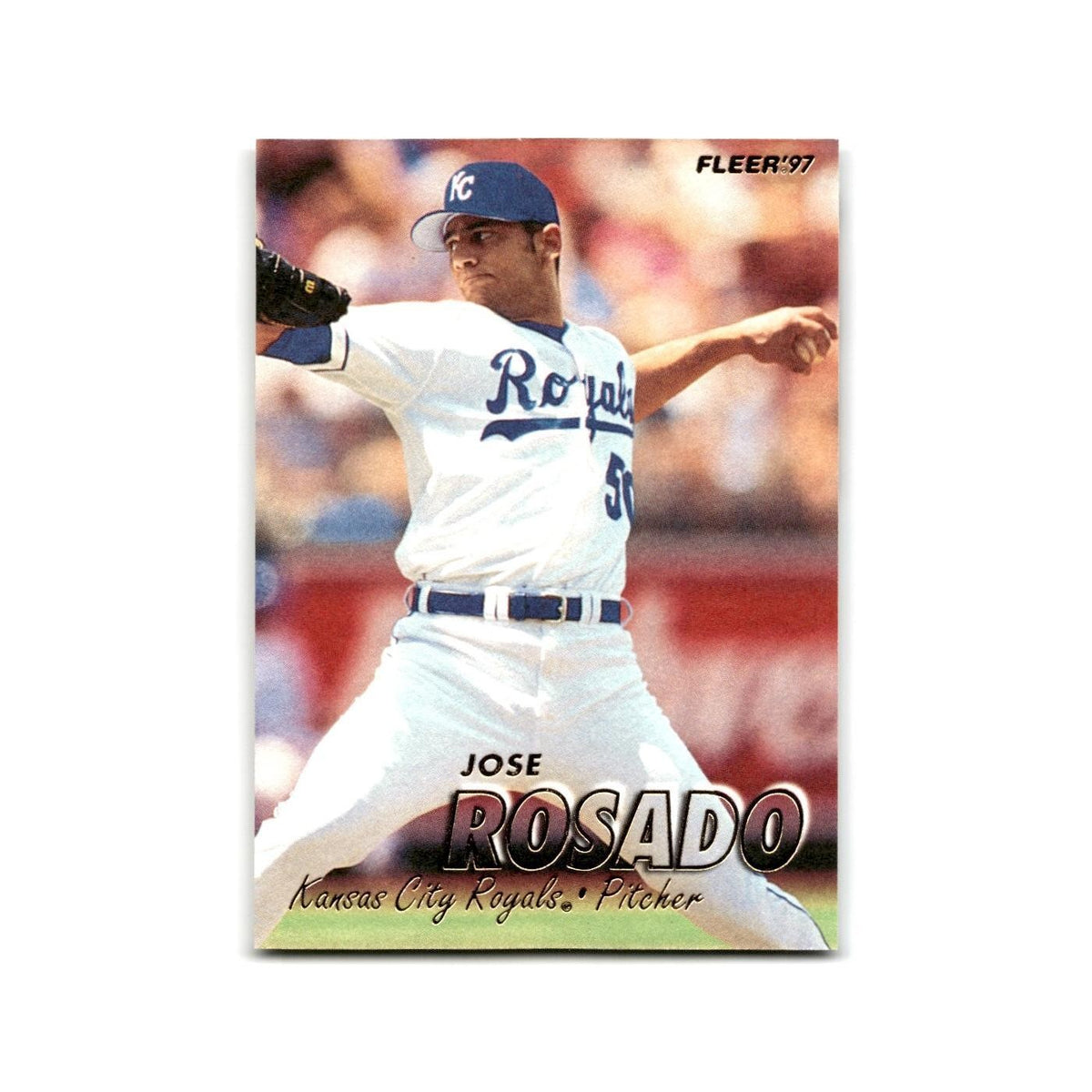 Jose Rosado 1997 Fleer #122 Kansas City Royals Baseball Card NM