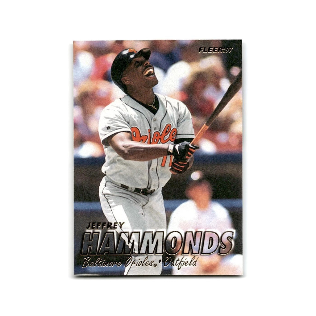 Jeffrey Hammonds 1997 Fleer #7 Baltimore Orioles Baseball Card NM