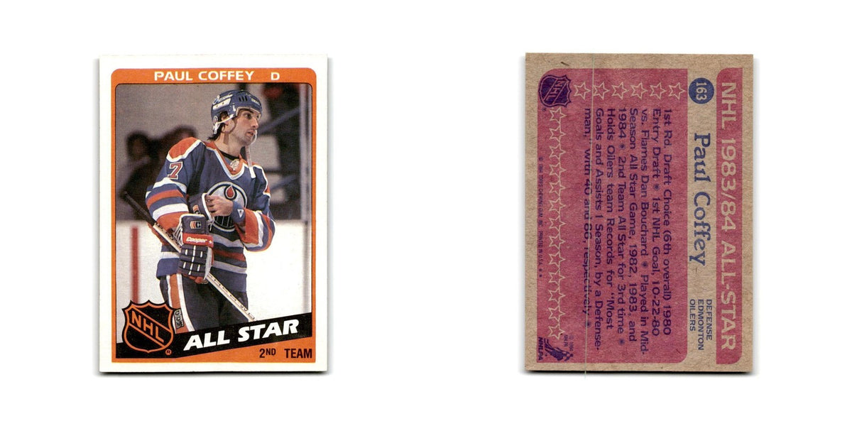 1984 Topps Paul Coffey Edmonton Oilers #163