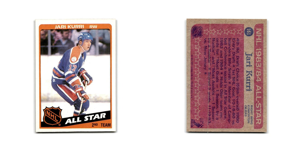 1984 Topps Jari Kurri Edmonton Oilers #161