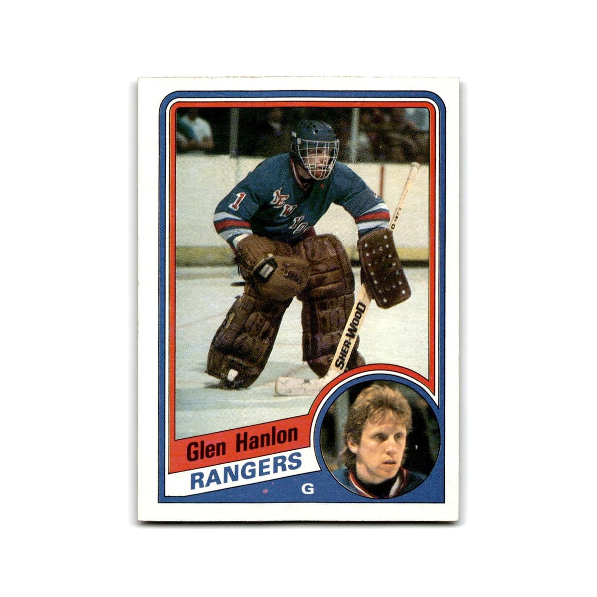 1984 Topps Glen Hanlon New York Rangers #106
