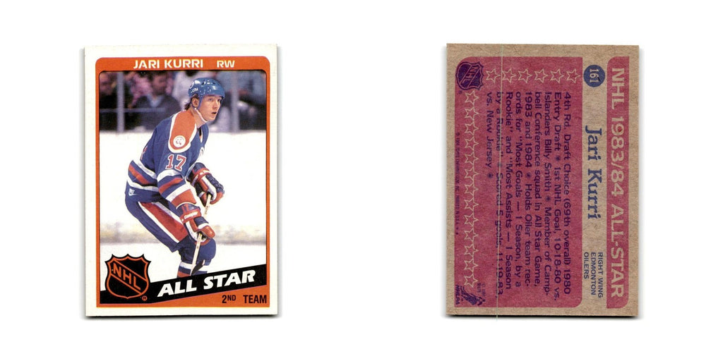 1984 Topps Jari Kurri Edmonton Oilers #161