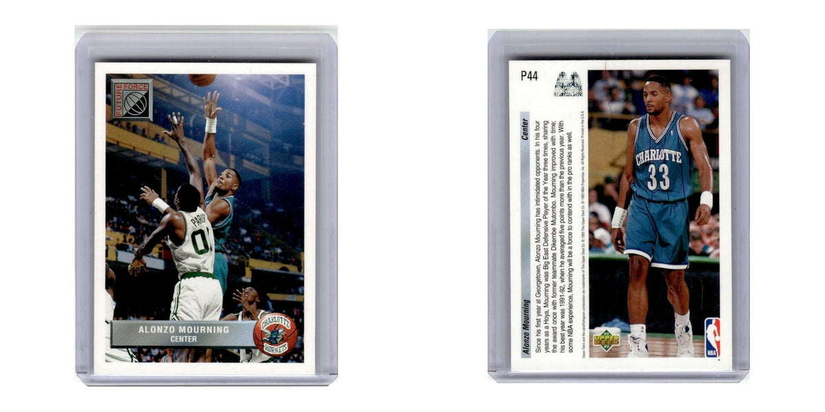 1992 Upper Deck McDonald's Alonzo Mourning Hornets #P44