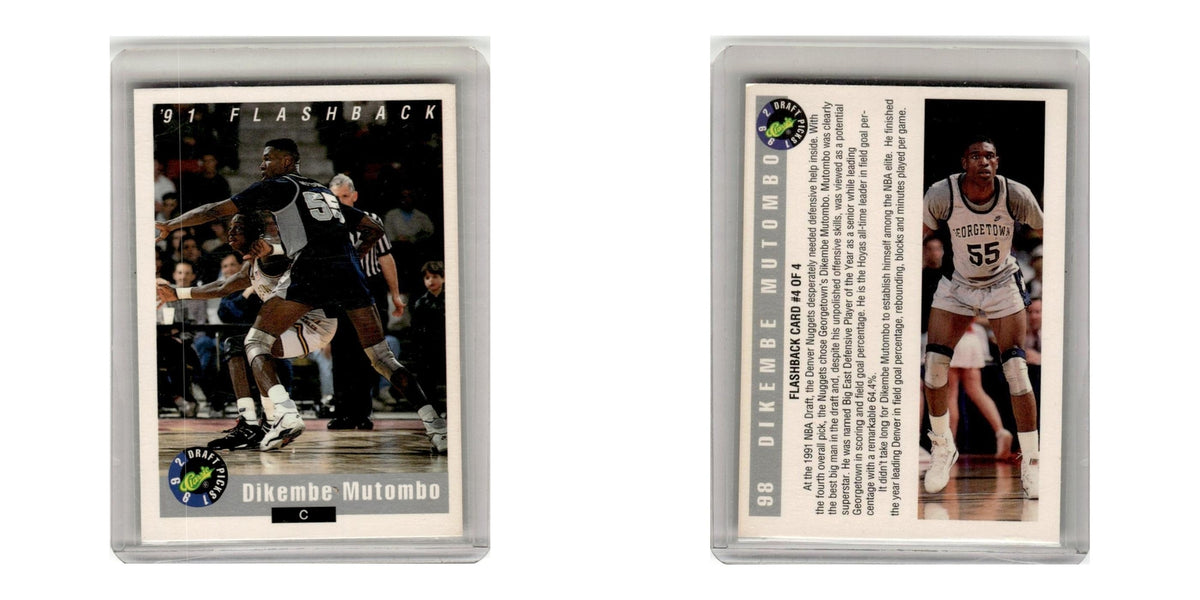 1992 Classic Draft Dikembe Mutombo Georgetown Hoyas #98
