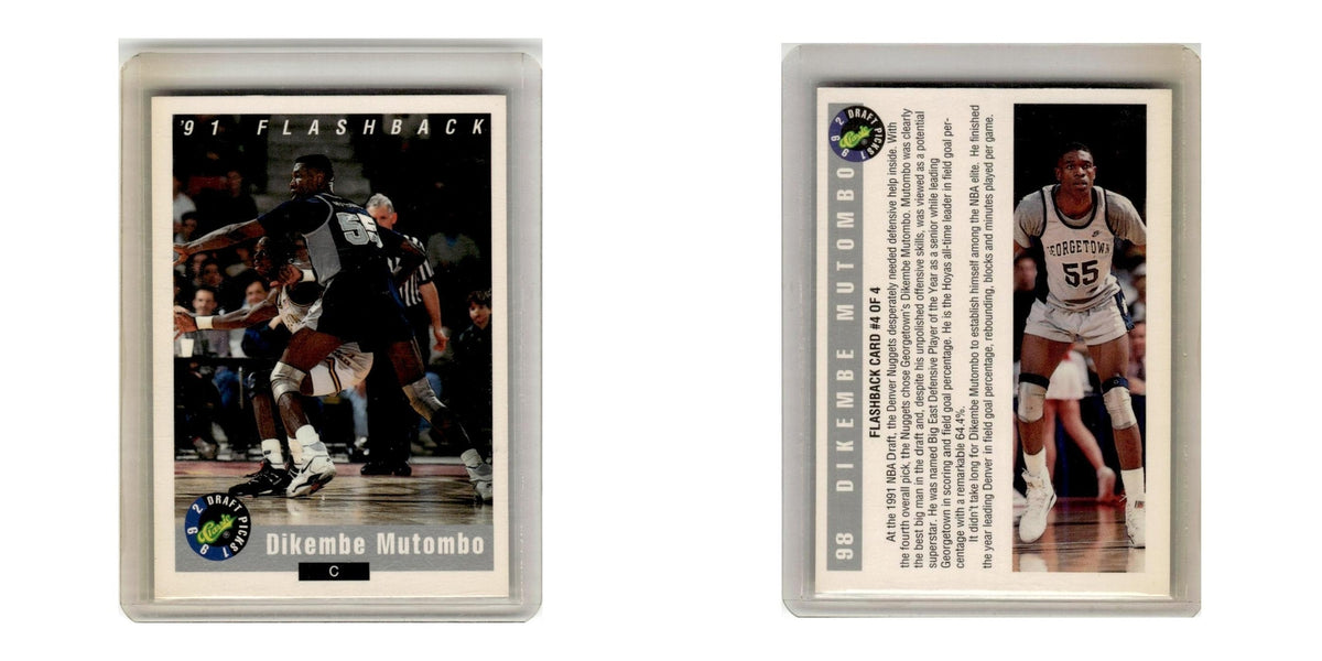 1992 Classic Draft Dikembe Mutombo Georgetown Hoyas #98