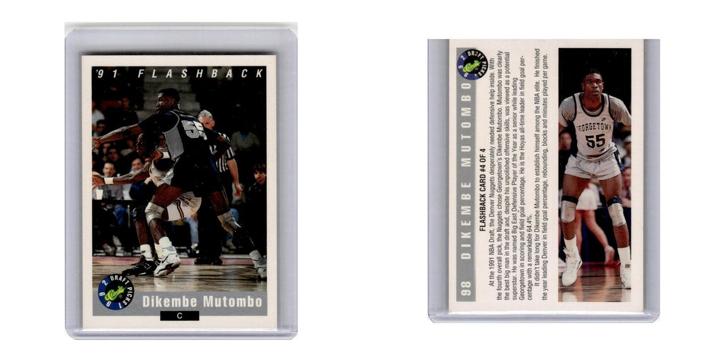 1992 Classic Draft Dikembe Mutombo Georgetown Hoyas #98