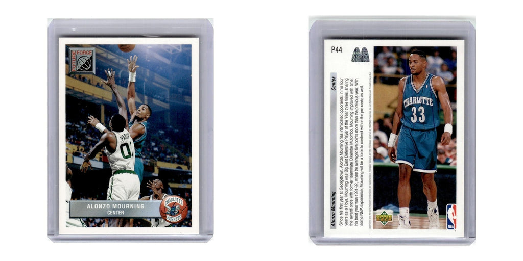 1992 Upper Deck McDonald's Alonzo Mourning Hornets #P44