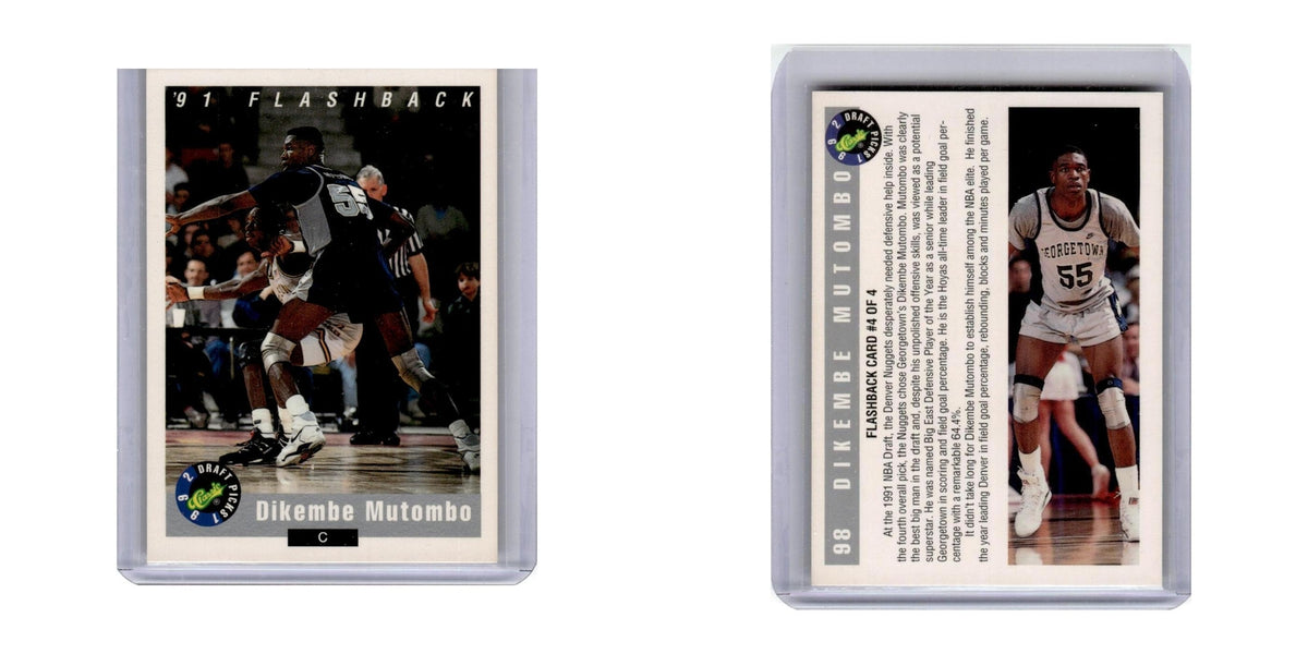 1992 Classic Draft Dikembe Mutombo Georgetown Hoyas #98