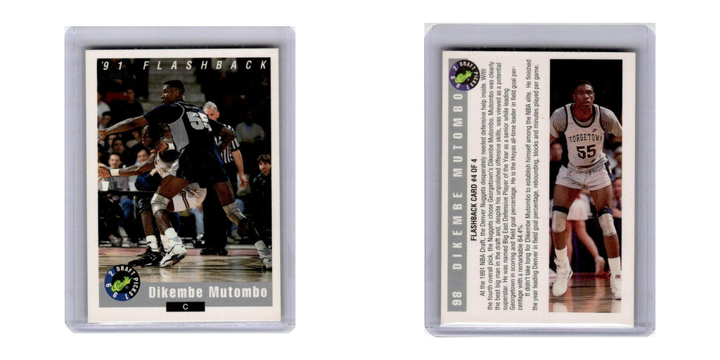 1992 Classic Draft Dikembe Mutombo Georgetown Hoyas #98