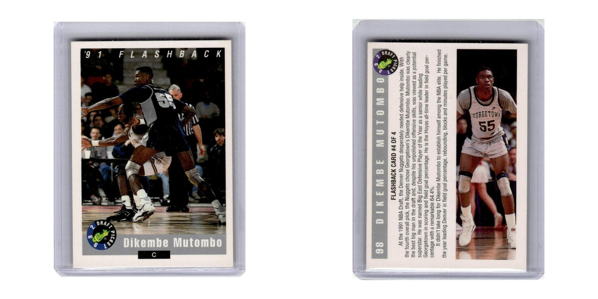 1992 Classic Draft Dikembe Mutombo Georgetown Hoyas #98