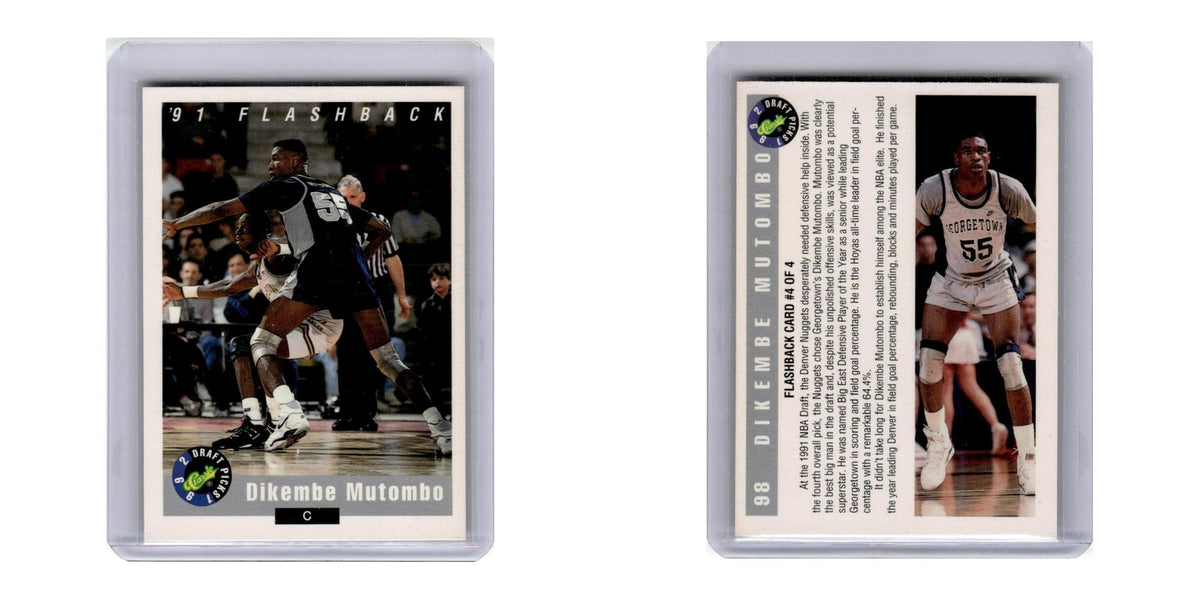 1992 Classic Draft Dikembe Mutombo Georgetown Hoyas #98