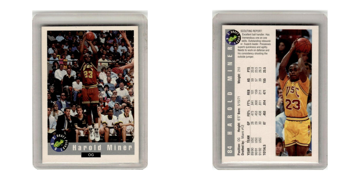1992 Classic Draft Picks Harold Miner #84