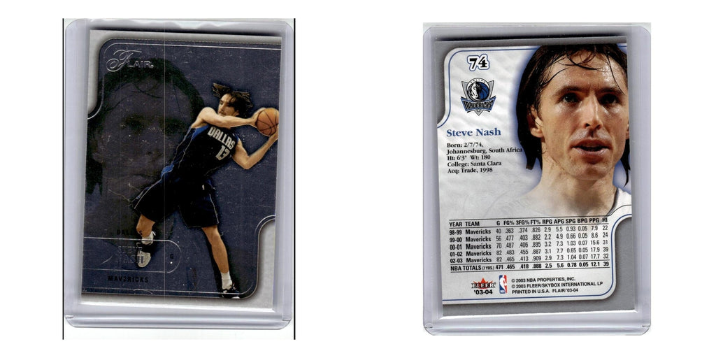 2003 Flair Steve Nash Mavericks #74