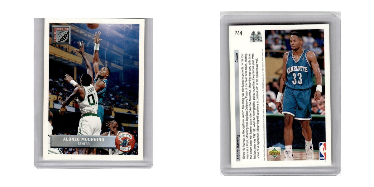 1992 Upper Deck McDonald's Alonzo Mourning Hornets #P44