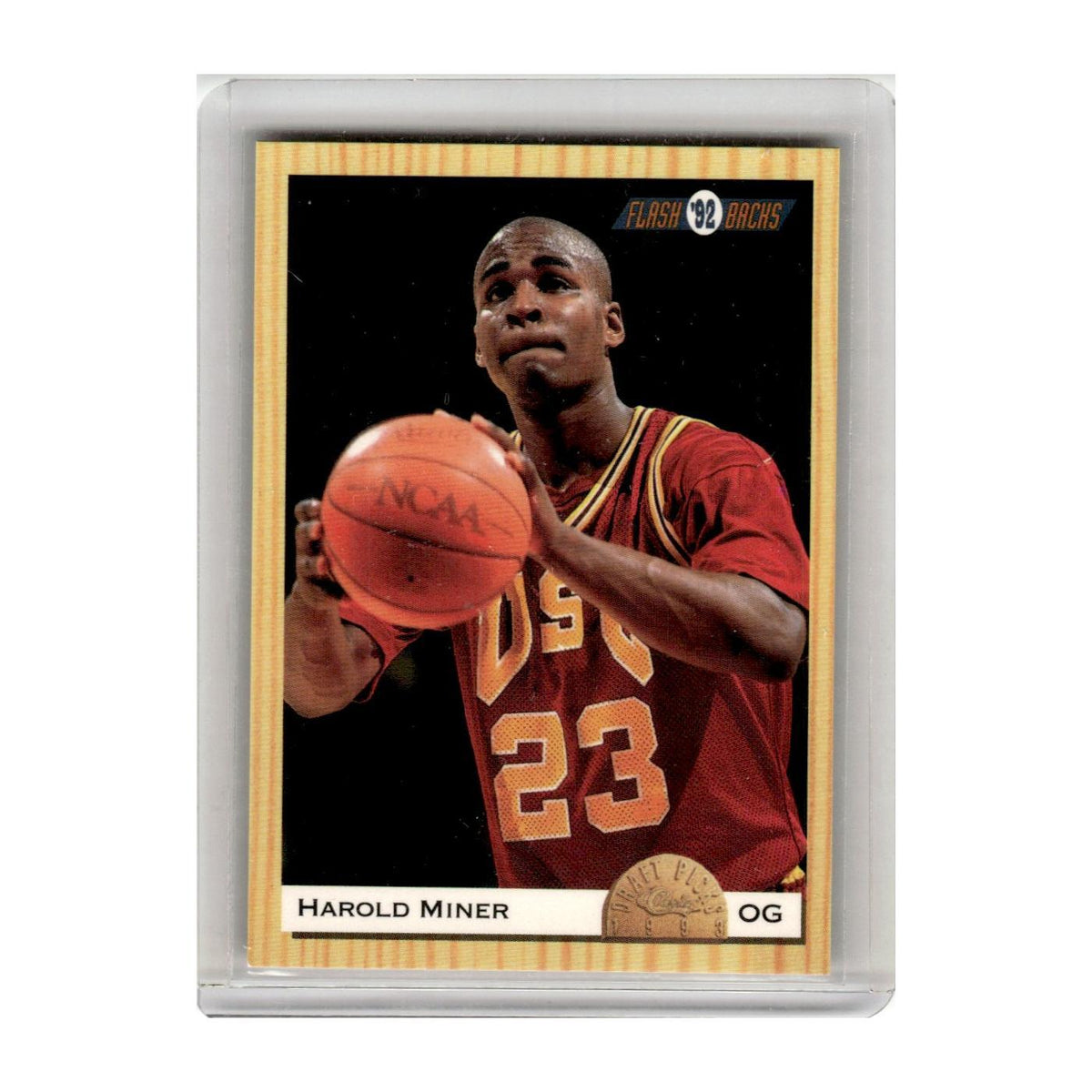 1992 Classic Draft Picks Harold Miner USC Trojans/Miami Heat #108