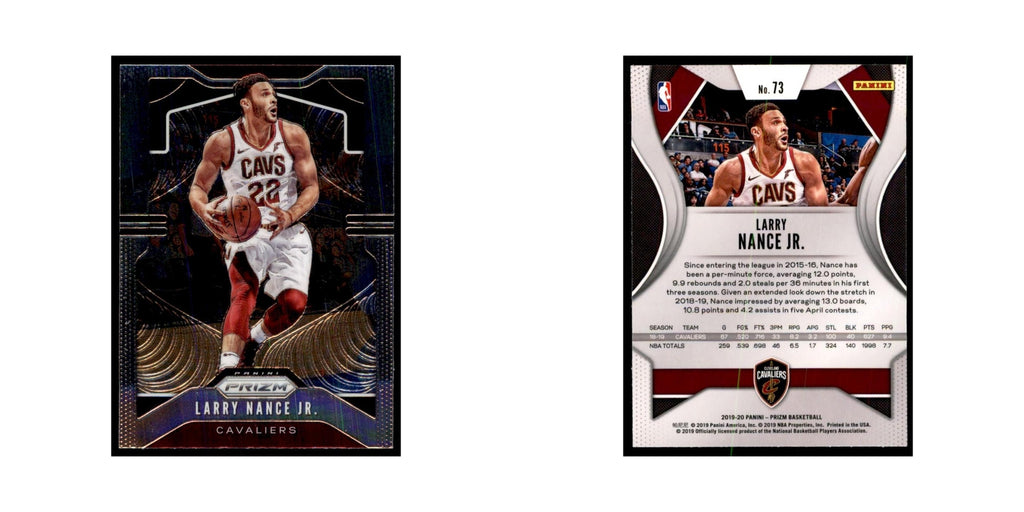 2019 Panini Prizm Larry Nance Jr. Basketball Cards #73