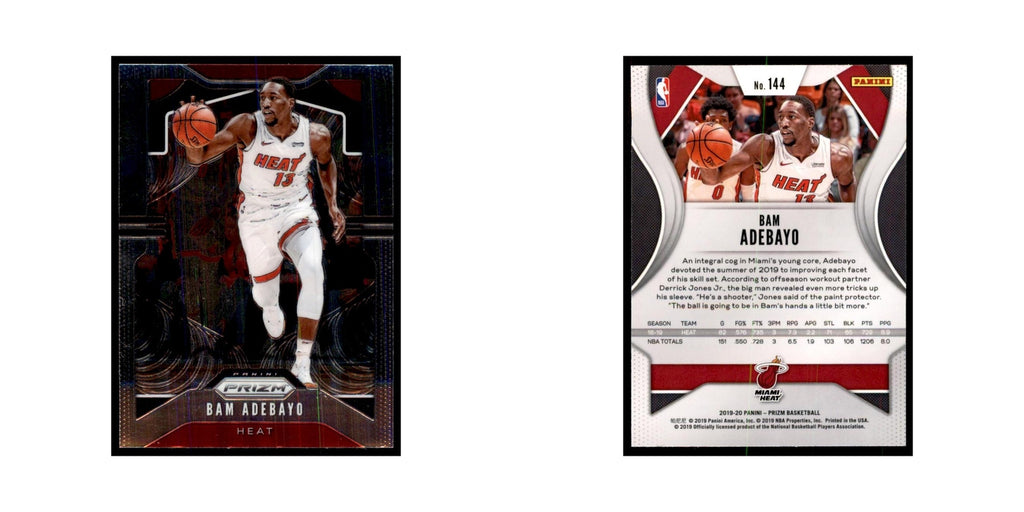 2019 Panini Prizm Bam Adebayo Basketball Cards #144