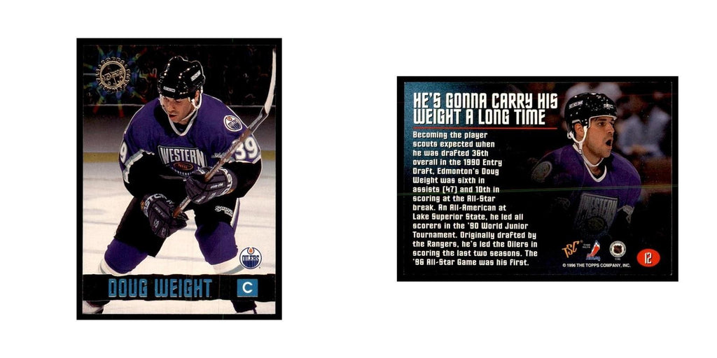 1996 Stadium Club Members Only Doug Weight Hockey Cards #12