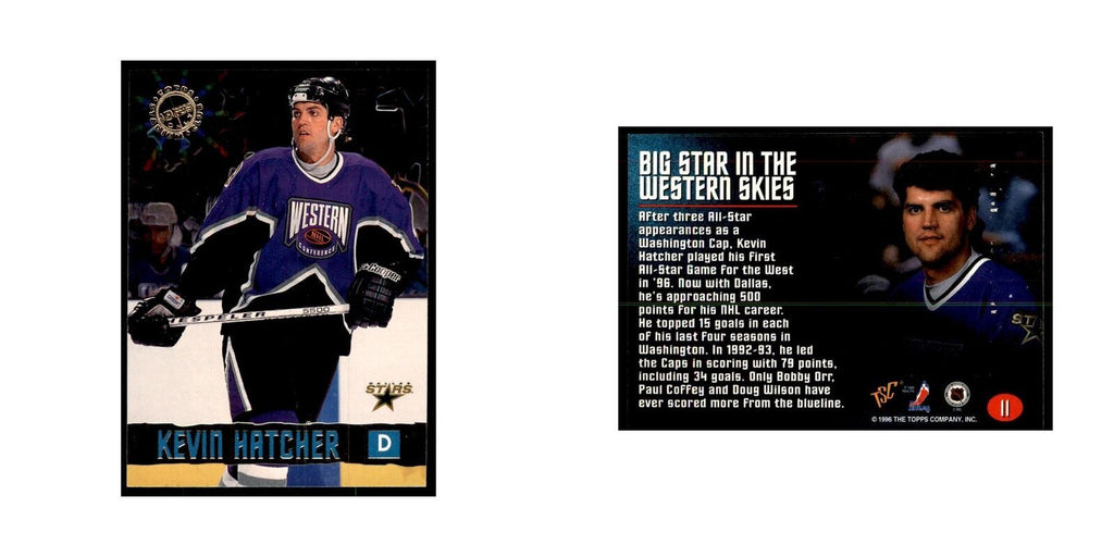 1996 Stadium Club Members Only Kevin Hatcher Hockey Cards #11