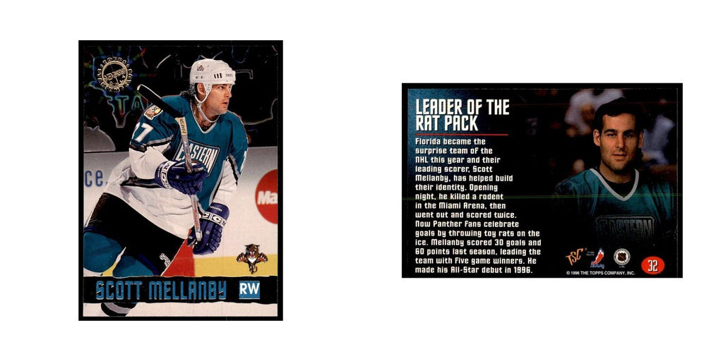 1996 Stadium Club Members Only Scott Mellanby Hockey Cards #32