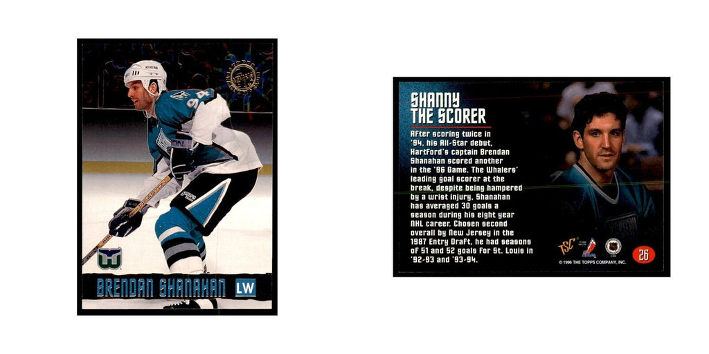 1996 Stadium Club Members Only Brendan Shanahan Hockey Cards #94