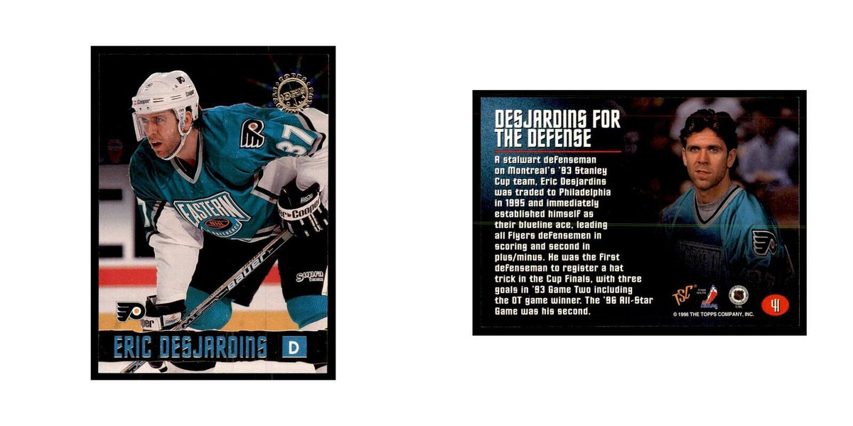1996 Stadium Club Members Only Eric Desjardins Hockey Cards #41