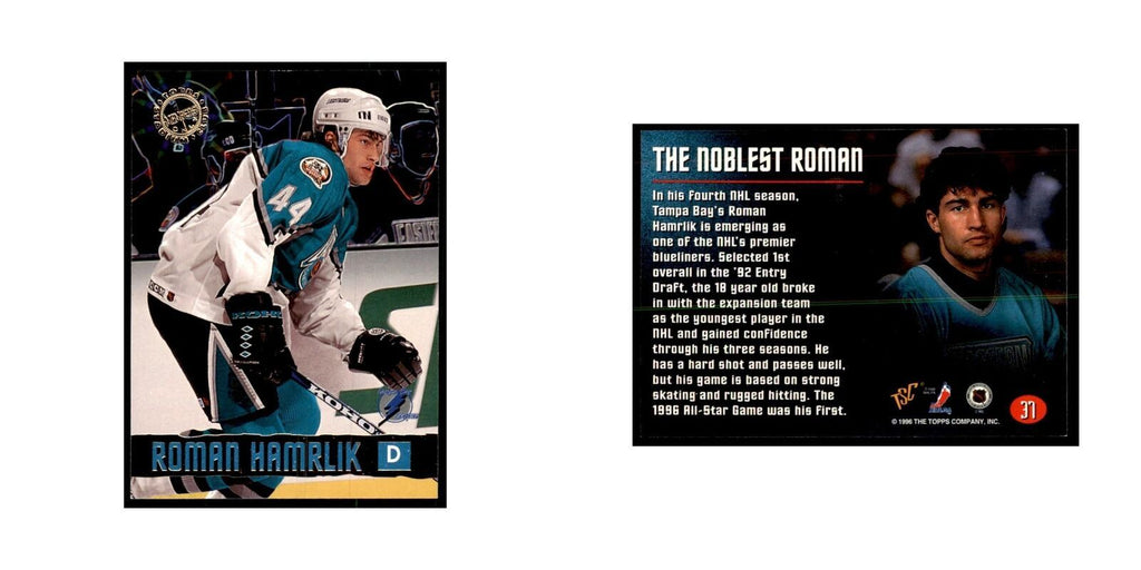 1996 Stadium Club Members Only Roman Hamrlik Hockey Cards #37