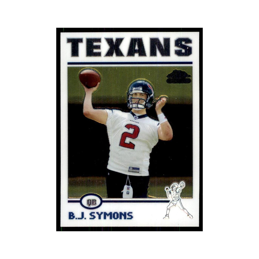 2004 Topps Chrome B.J. Symons Football Cards #174