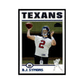 2004 Topps Chrome B.J. Symons Football Cards #174