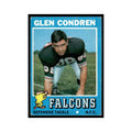 1971 Topps (Damaged) Glen Condren RC Falcons #122