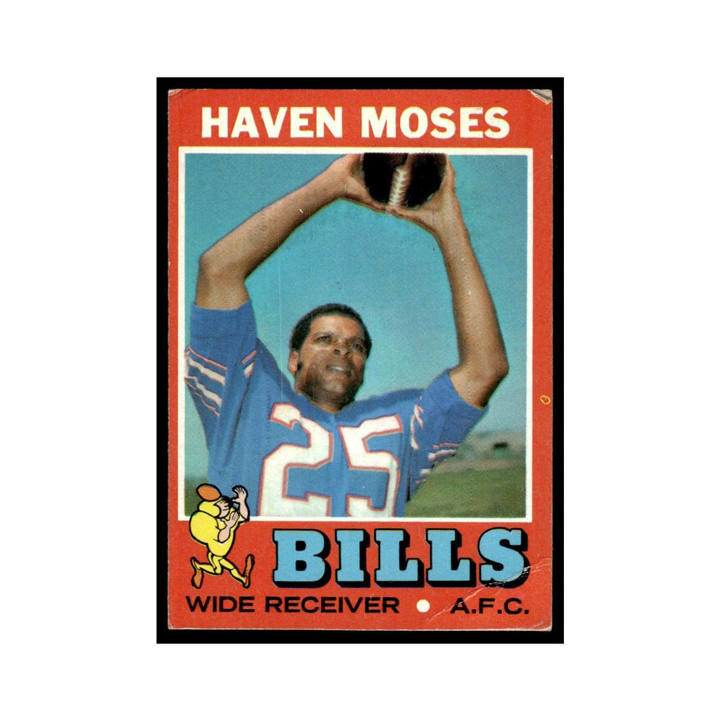 1971 Topps (Damaged) Haven Moses Bills #112