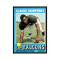 1971 Topps (Damaged) Claude Humphrey Falcons #218
