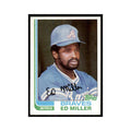1982 Topps Ed Miller Baseball Cards #451