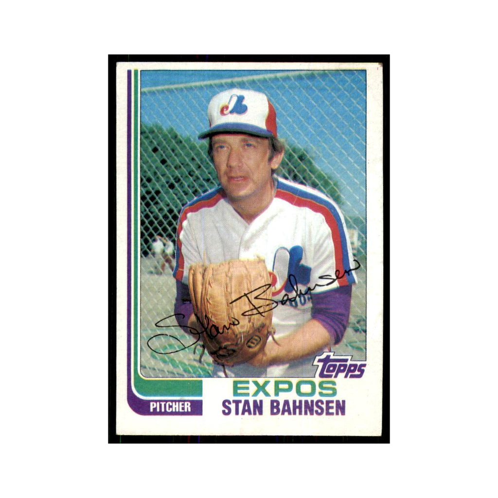 1982 Topps Stan Bahnsen Baseball Cards #131