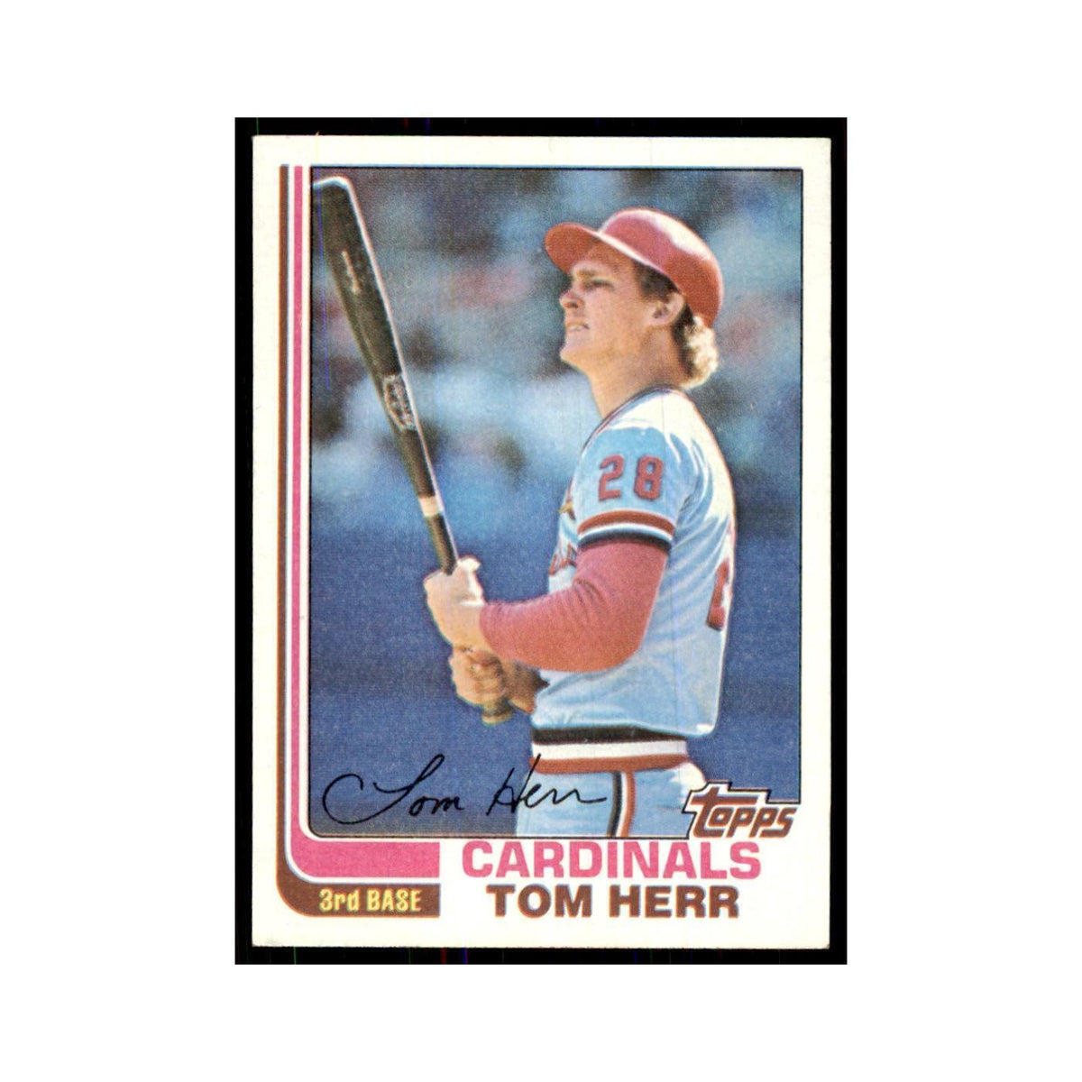 1982 Topps Tom Herr Baseball Cards #27