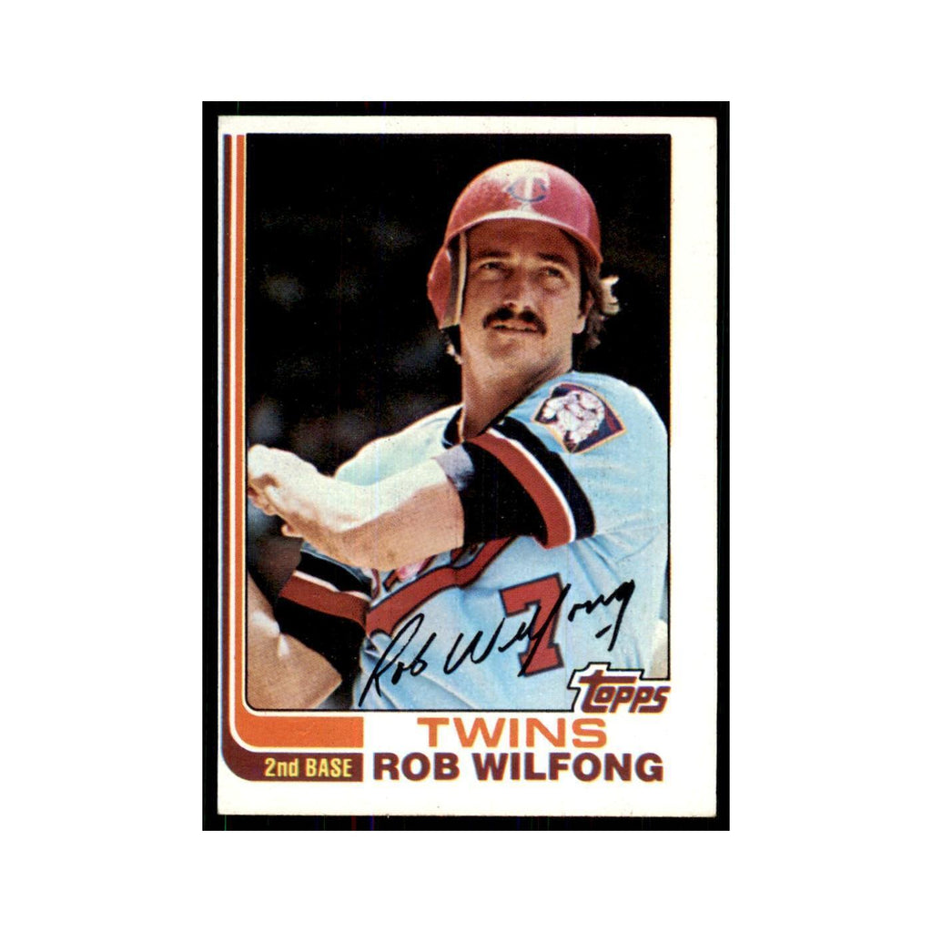 1982 Topps Rob Wilfong Baseball Cards #379