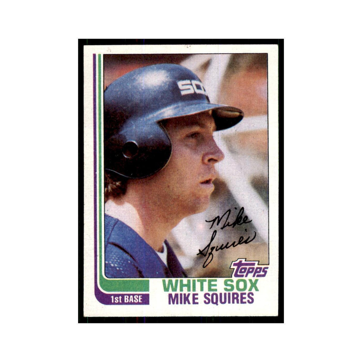 1982 Topps Mike Squires Baseball Cards #398