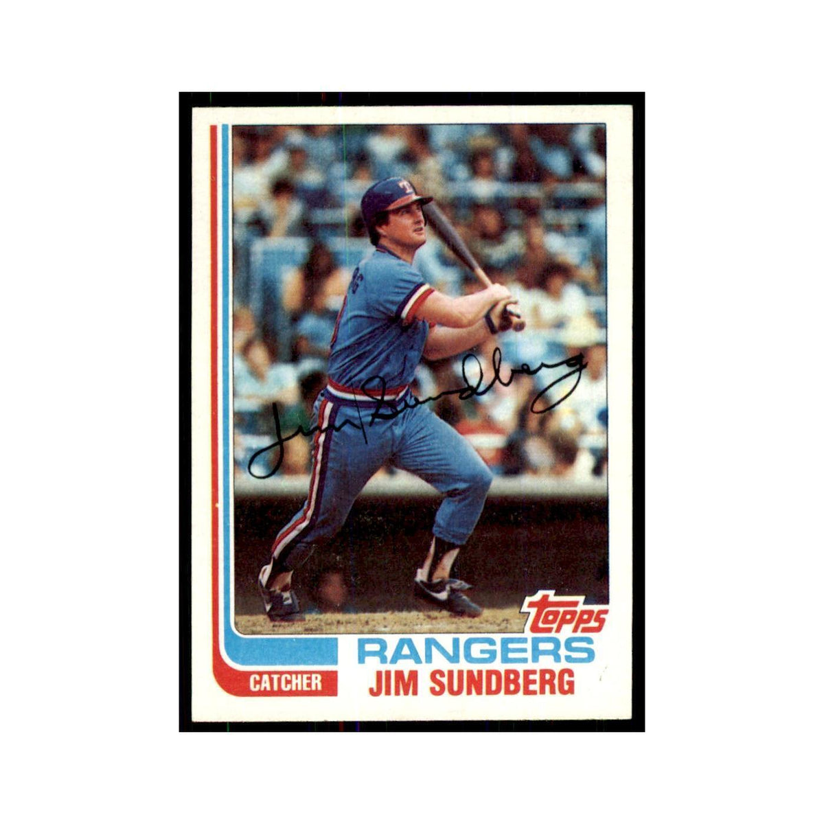 1982 Topps Jim Sundberg Baseball Cards #335