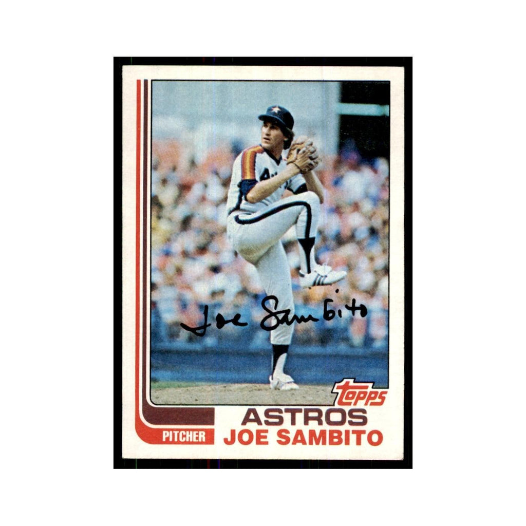 1982 Topps Joe Sambito Baseball Cards #34