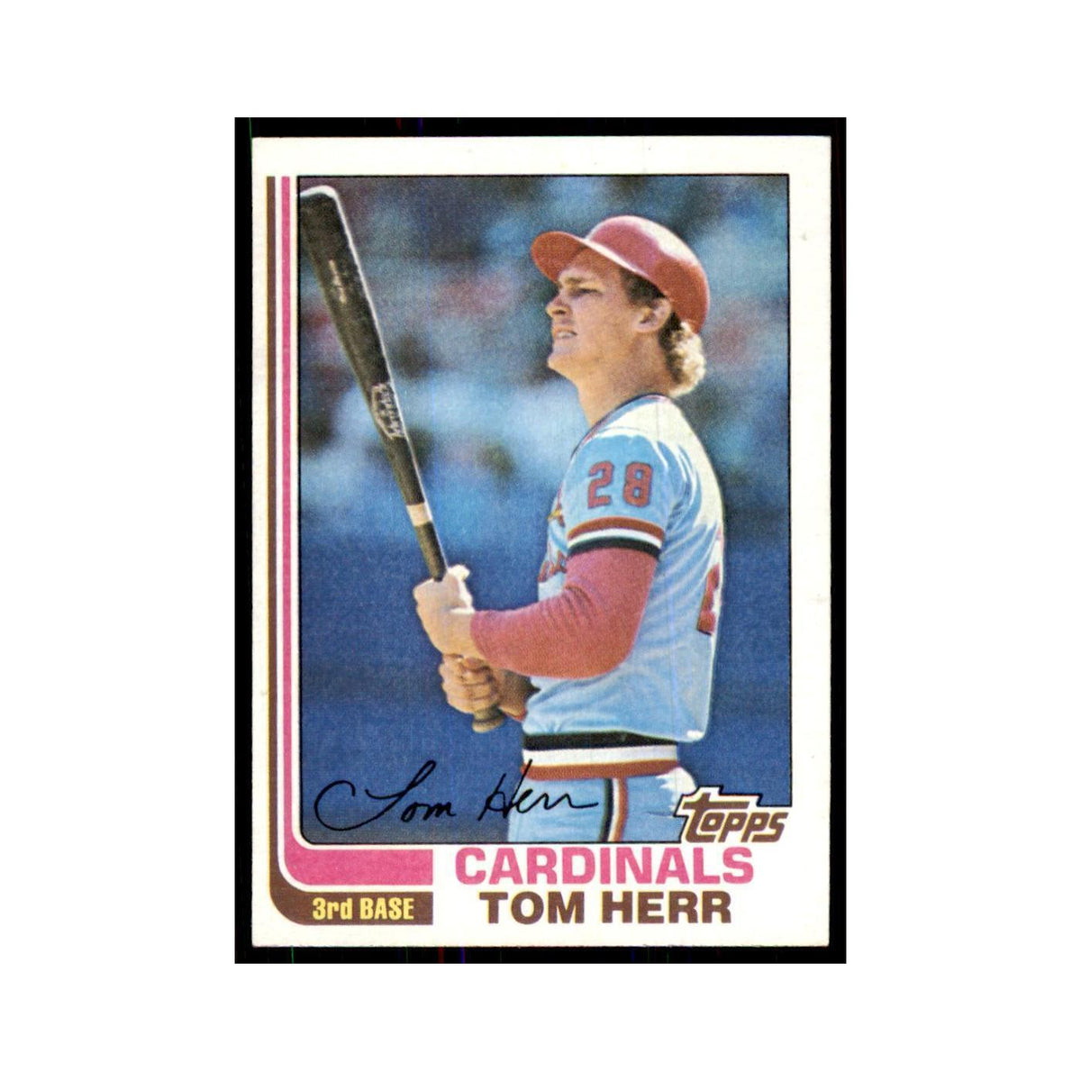 1982 Topps Tom Herr Baseball Cards #27