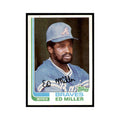 1982 Topps Ed Miller Baseball Cards #451